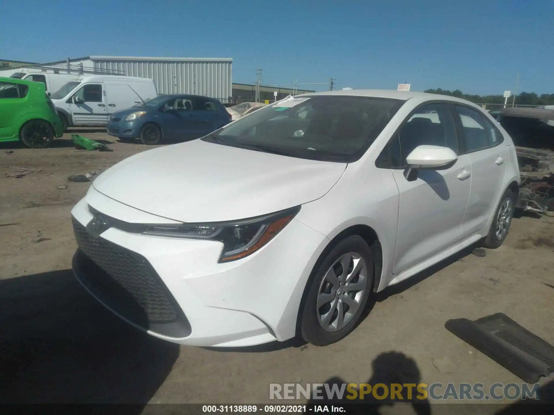 2 Photograph of a damaged car 5YFEPRAEXLP131169 TOYOTA COROLLA 2020