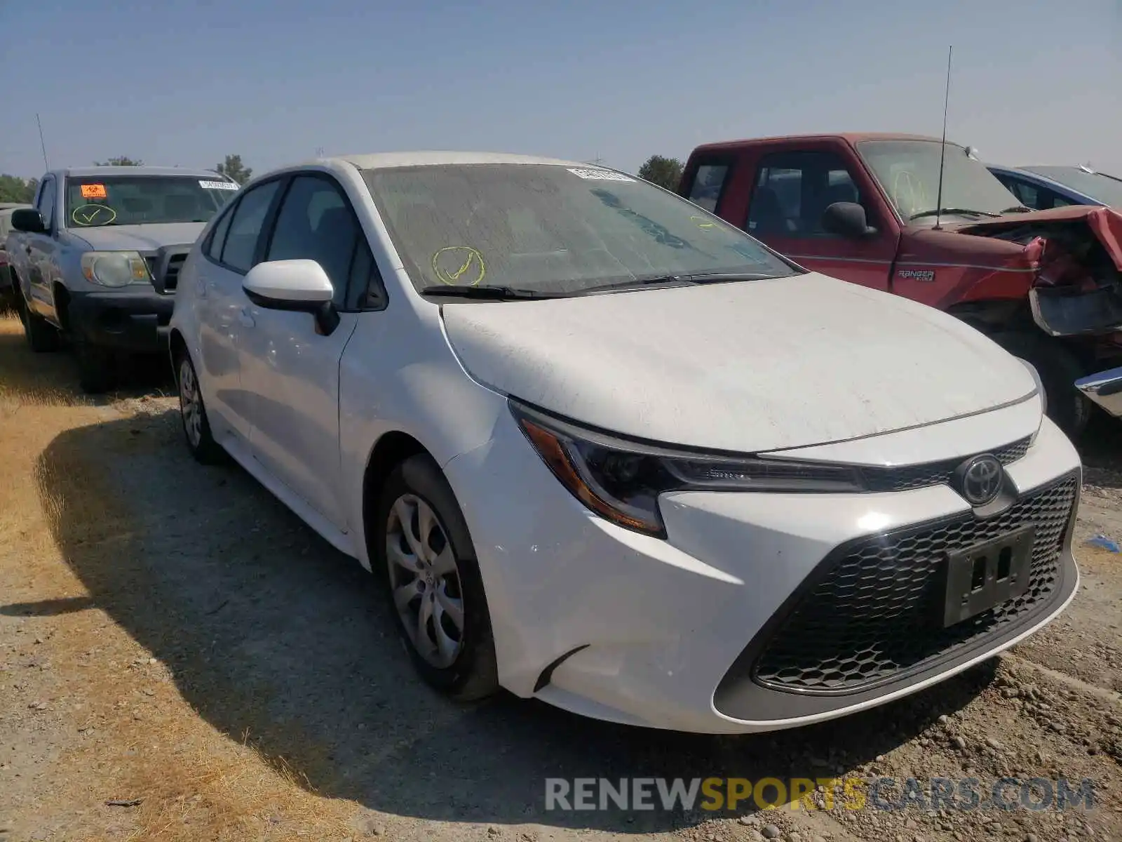 1 Photograph of a damaged car 5YFEPRAEXLP132211 TOYOTA COROLLA 2020