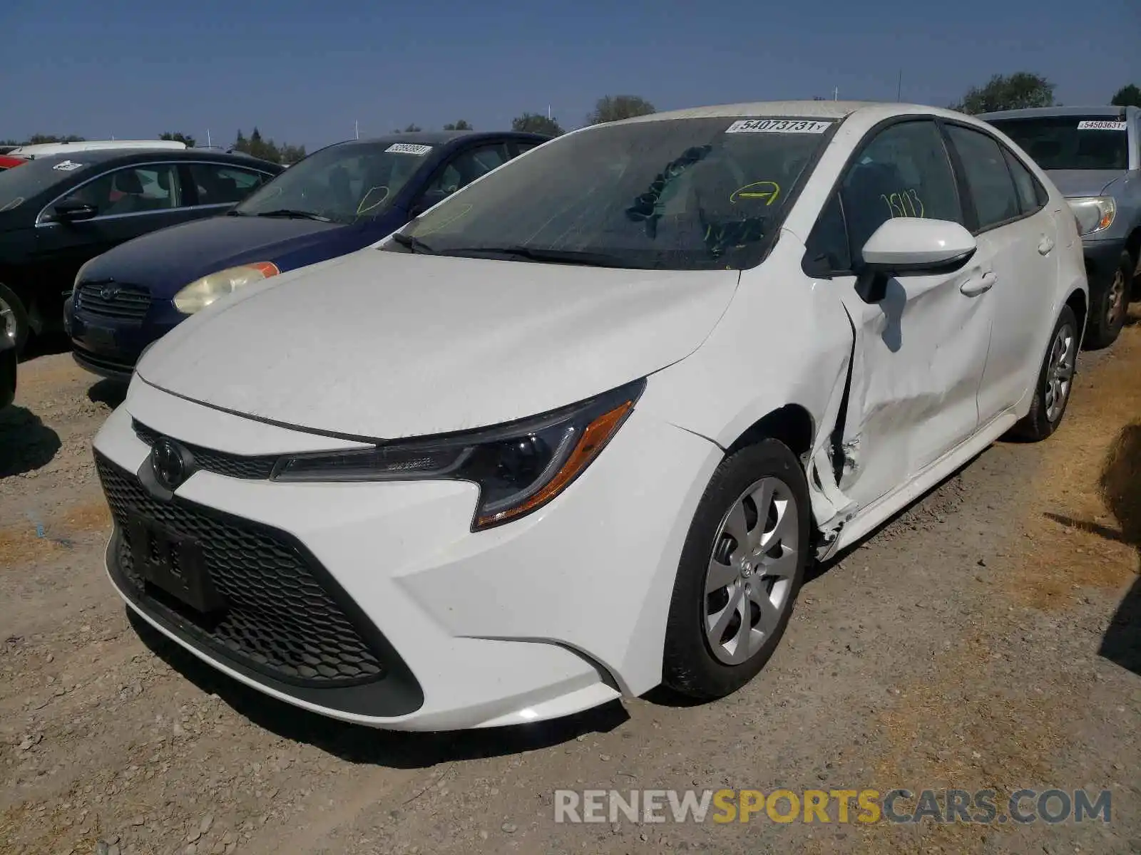 2 Photograph of a damaged car 5YFEPRAEXLP132211 TOYOTA COROLLA 2020