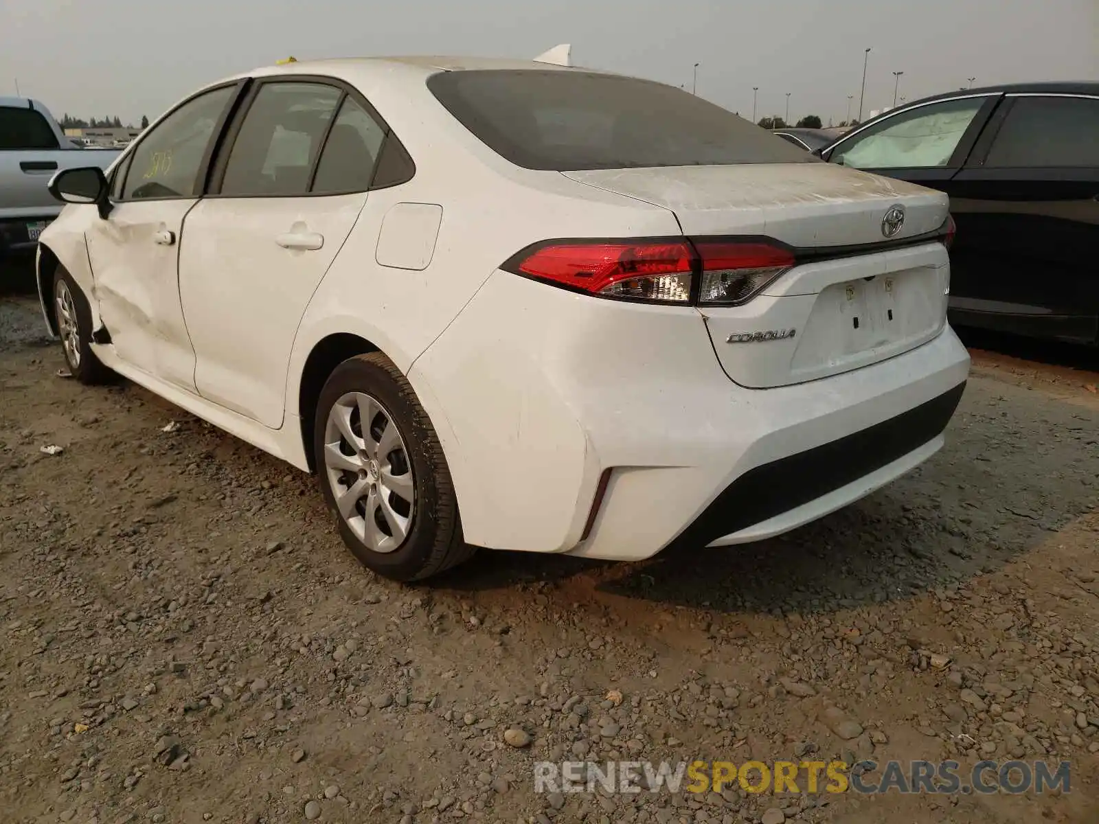 3 Photograph of a damaged car 5YFEPRAEXLP132211 TOYOTA COROLLA 2020