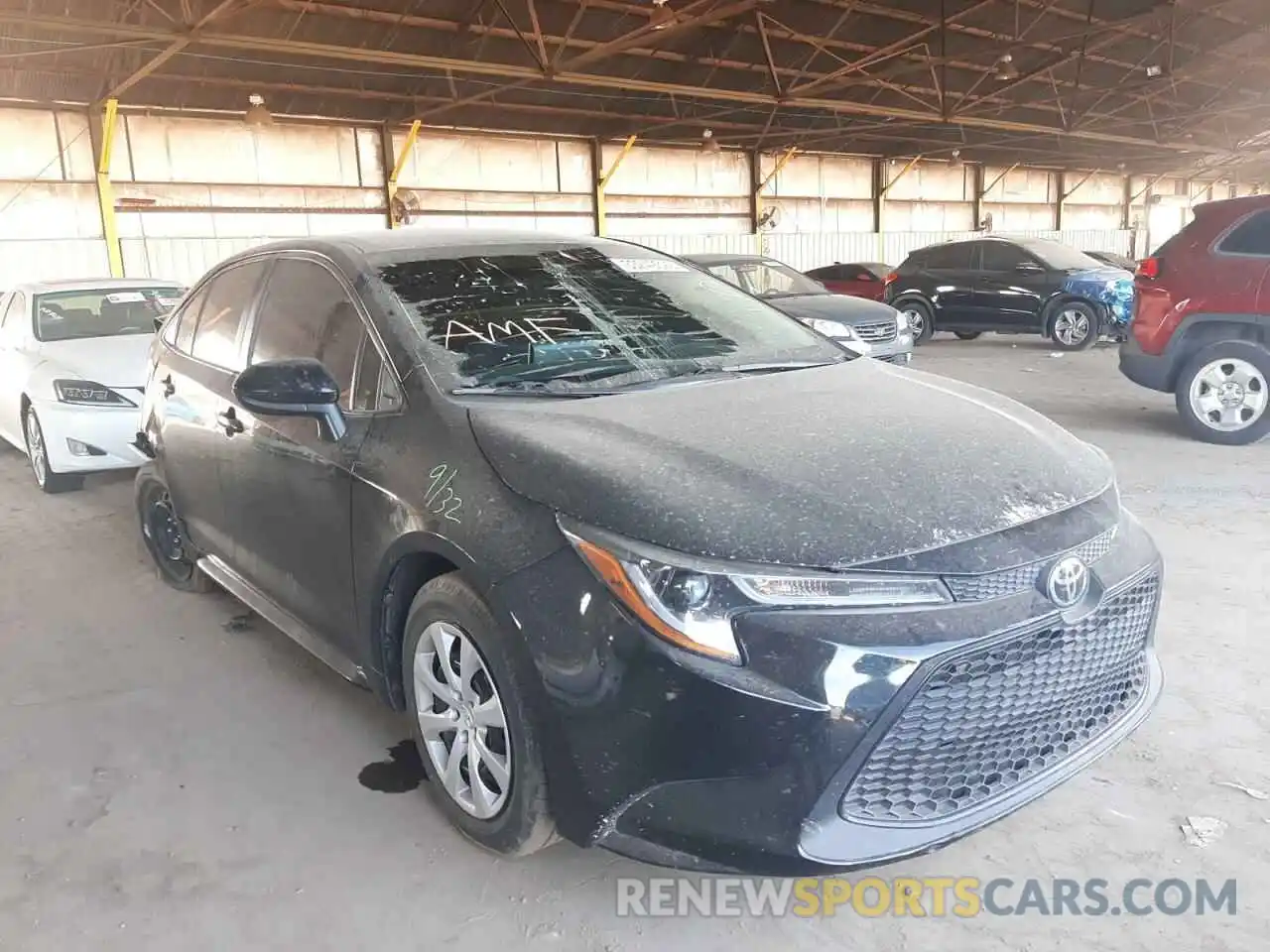 1 Photograph of a damaged car 5YFEPRAEXLP132340 TOYOTA COROLLA 2020