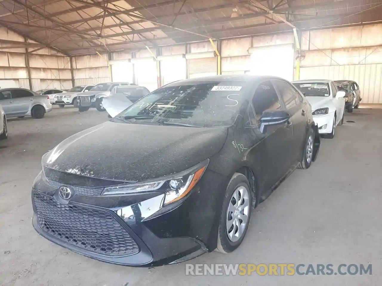 2 Photograph of a damaged car 5YFEPRAEXLP132340 TOYOTA COROLLA 2020