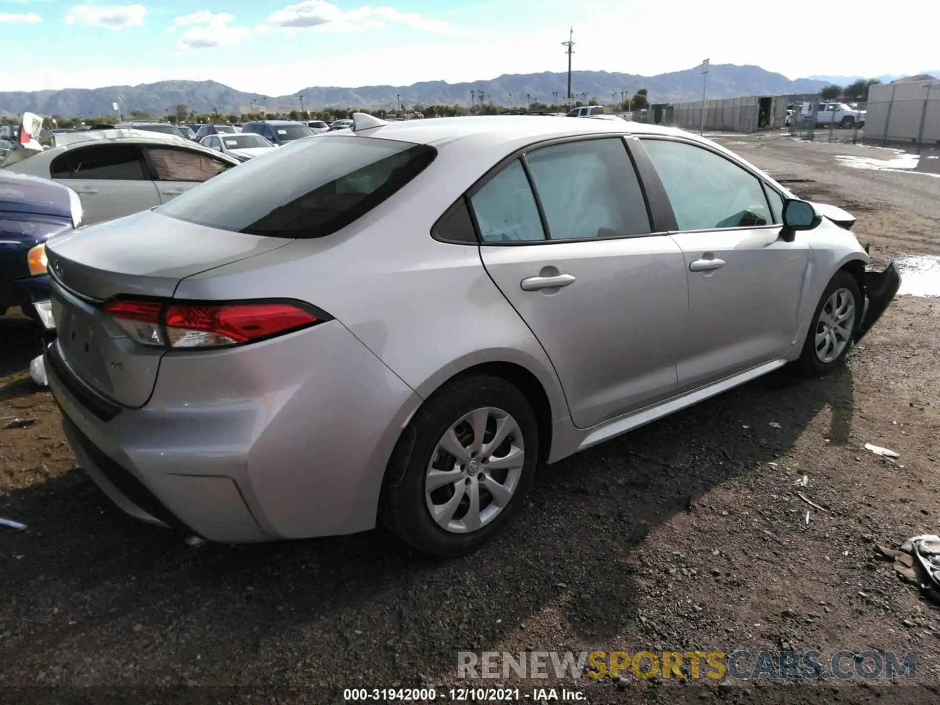 4 Photograph of a damaged car 5YFEPRAEXLP133360 TOYOTA COROLLA 2020