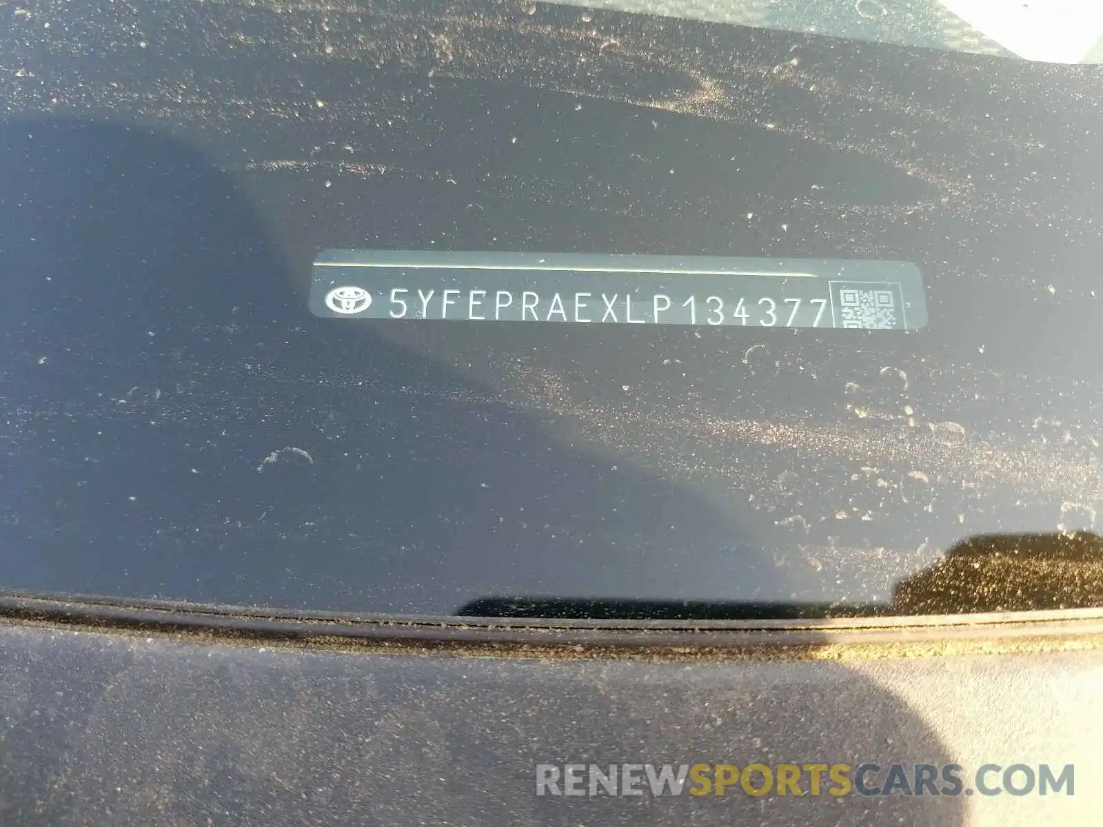 10 Photograph of a damaged car 5YFEPRAEXLP134377 TOYOTA COROLLA 2020