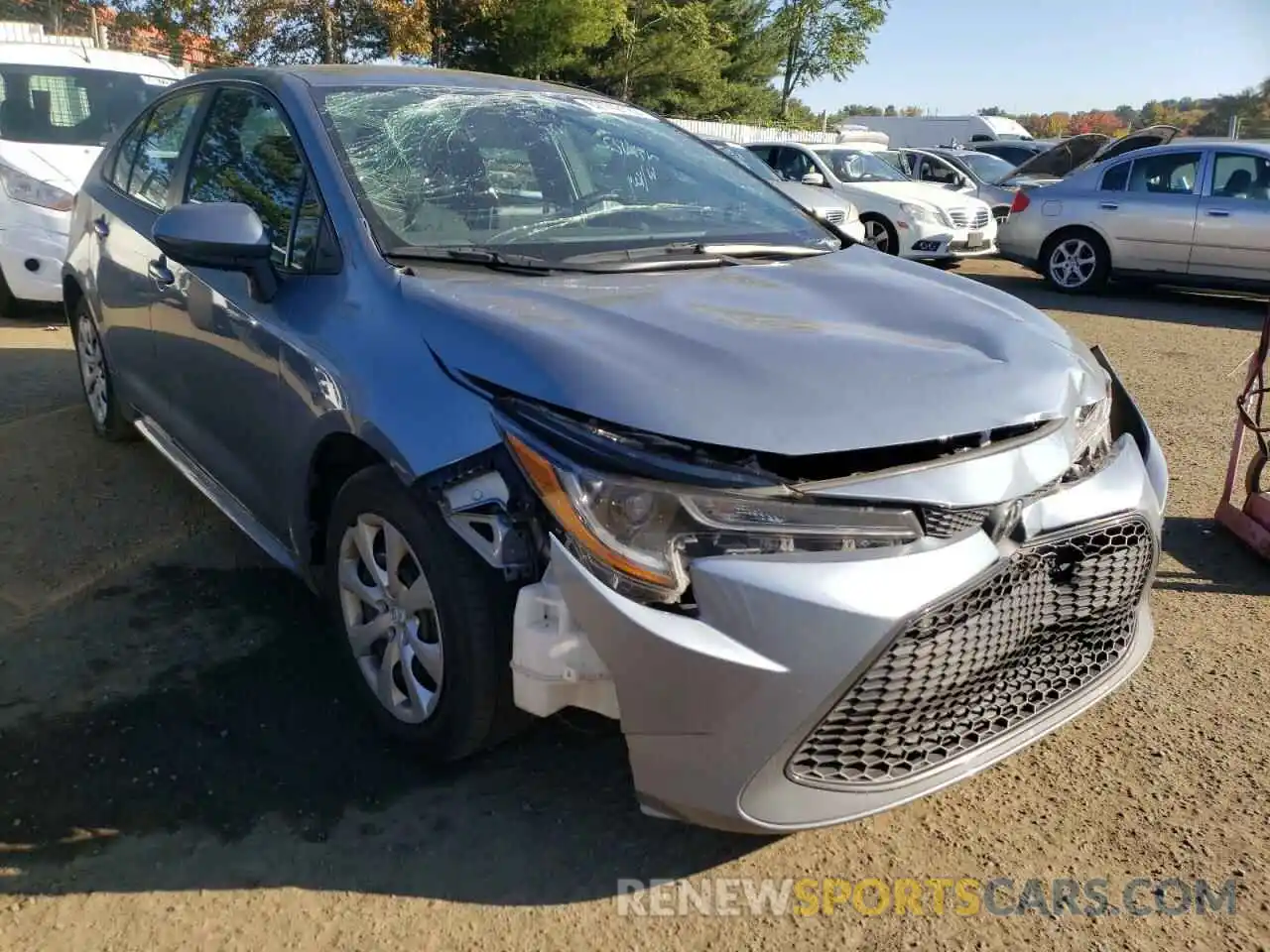 1 Photograph of a damaged car 5YFEPRAEXLP134458 TOYOTA COROLLA 2020