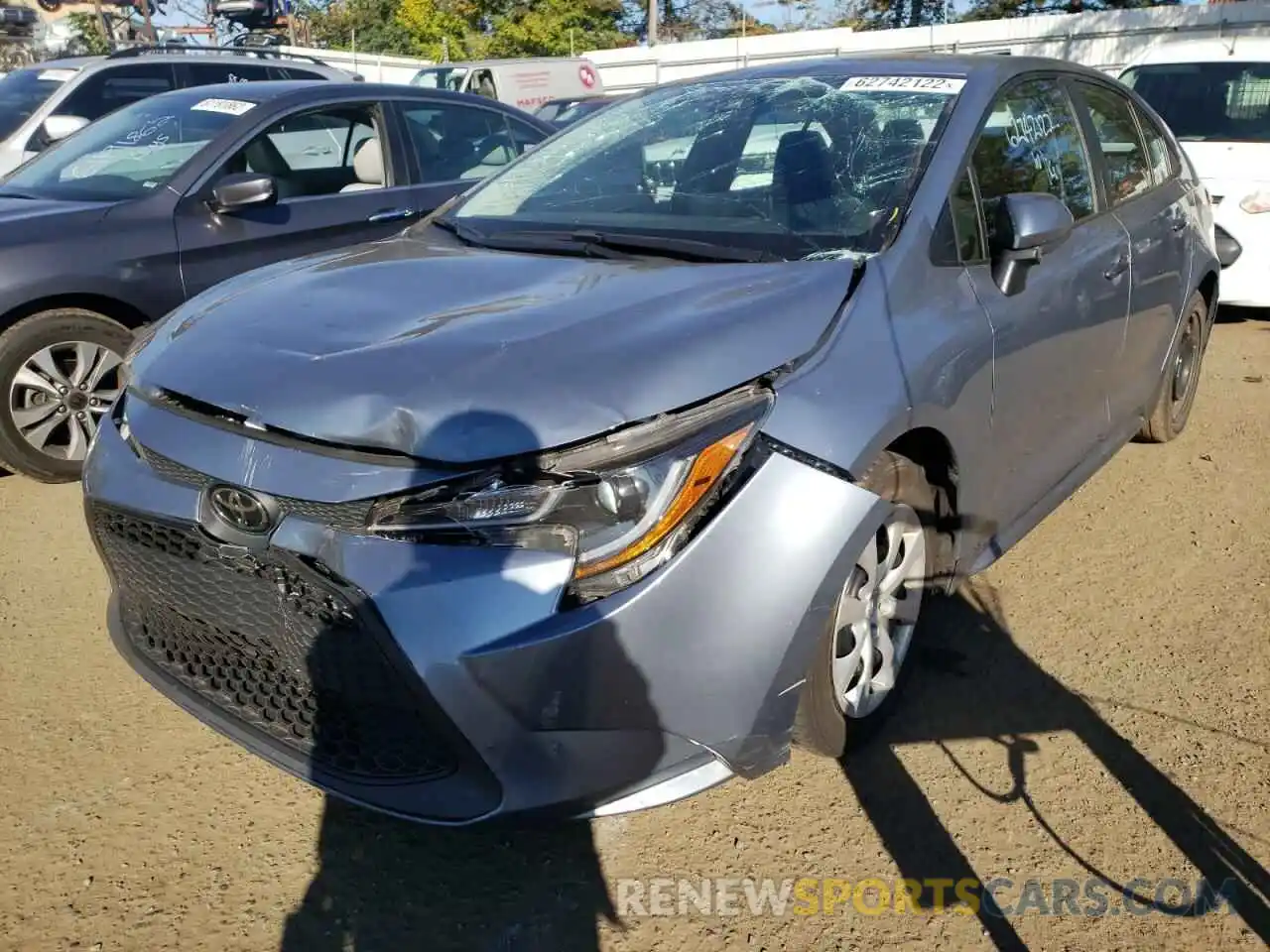 2 Photograph of a damaged car 5YFEPRAEXLP134458 TOYOTA COROLLA 2020