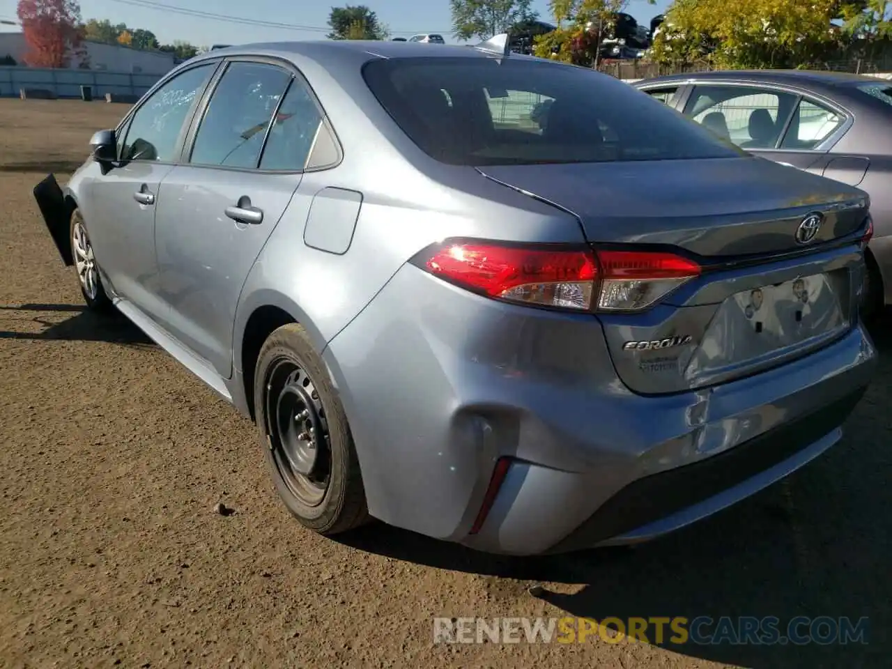 3 Photograph of a damaged car 5YFEPRAEXLP134458 TOYOTA COROLLA 2020