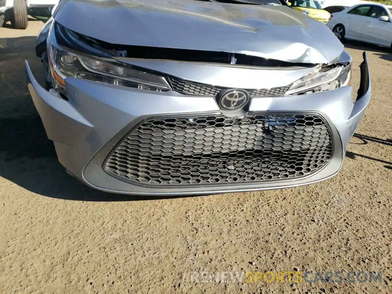 9 Photograph of a damaged car 5YFEPRAEXLP134458 TOYOTA COROLLA 2020