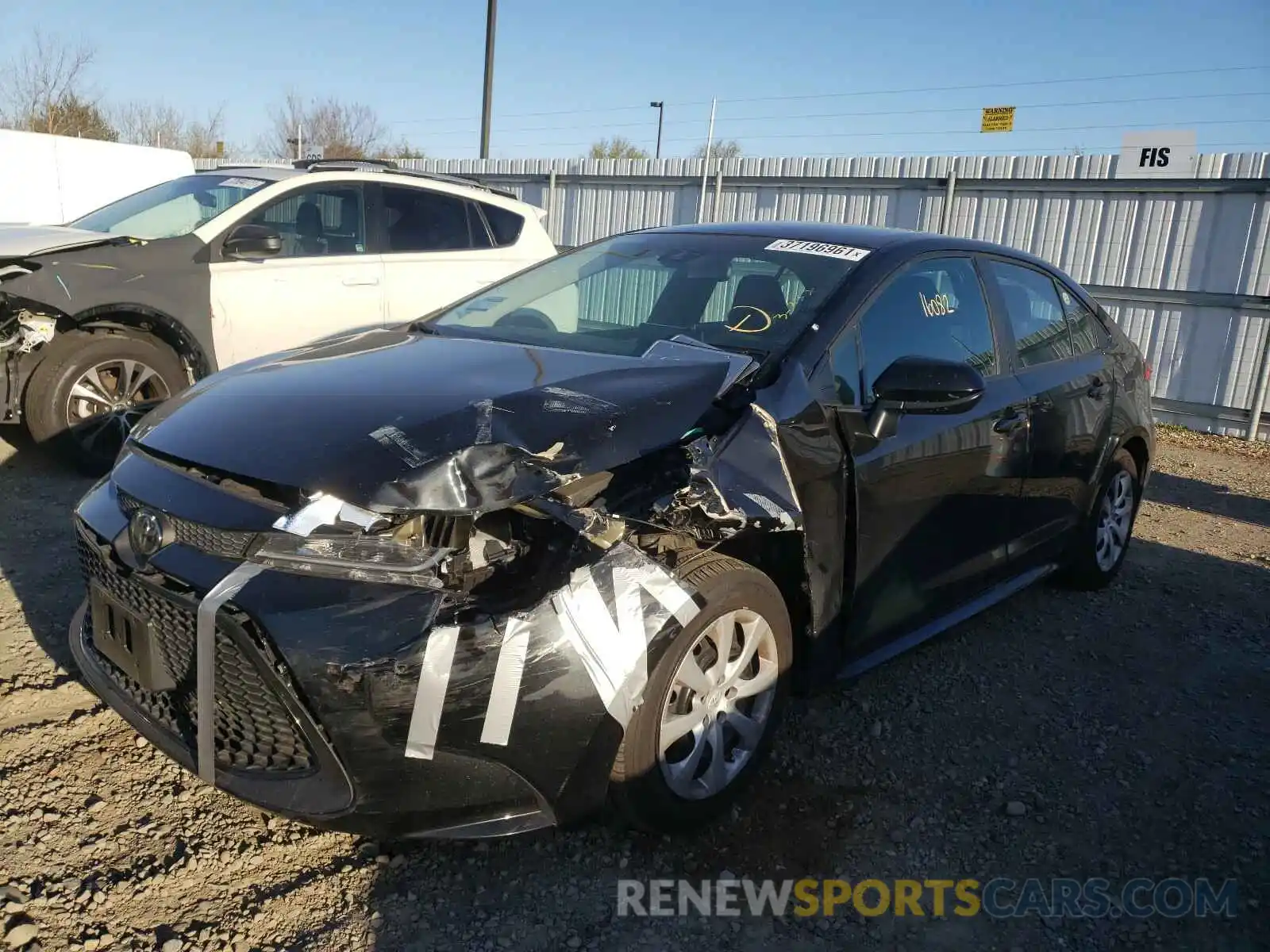 2 Photograph of a damaged car 5YFEPRAEXLP134587 TOYOTA COROLLA 2020