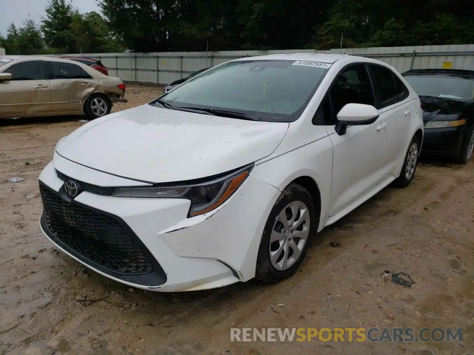 2 Photograph of a damaged car 5YFEPRAEXLP134976 TOYOTA COROLLA 2020