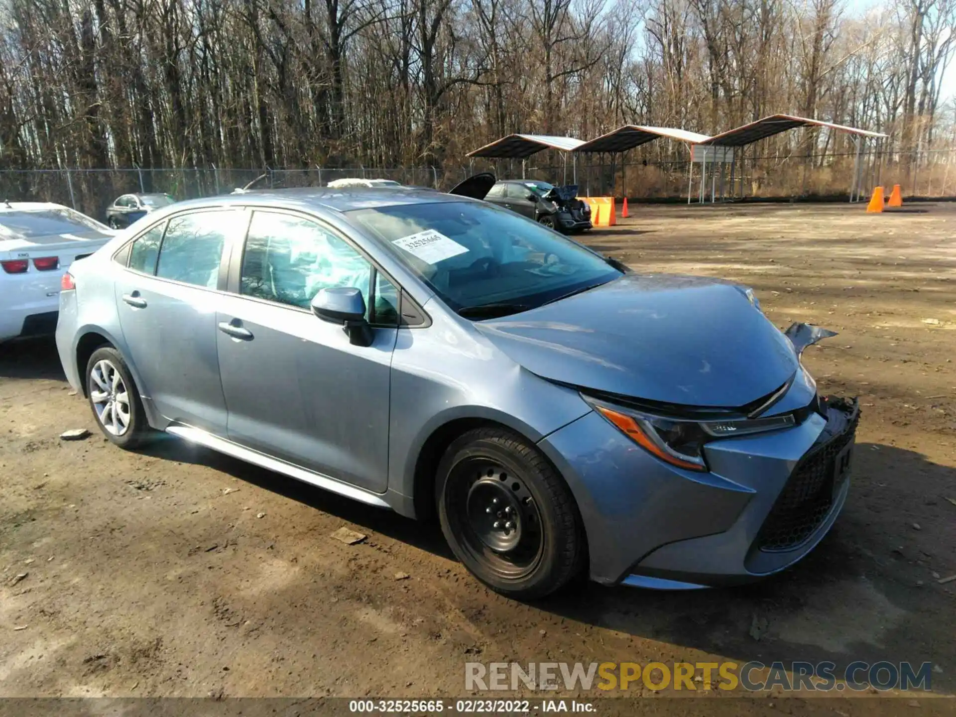 1 Photograph of a damaged car 5YFEPRAEXLP136260 TOYOTA COROLLA 2020