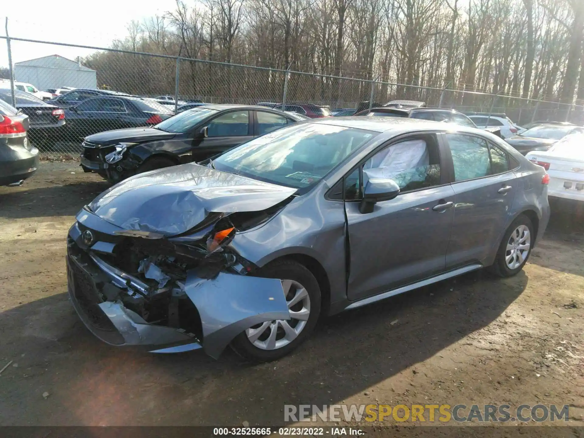 2 Photograph of a damaged car 5YFEPRAEXLP136260 TOYOTA COROLLA 2020