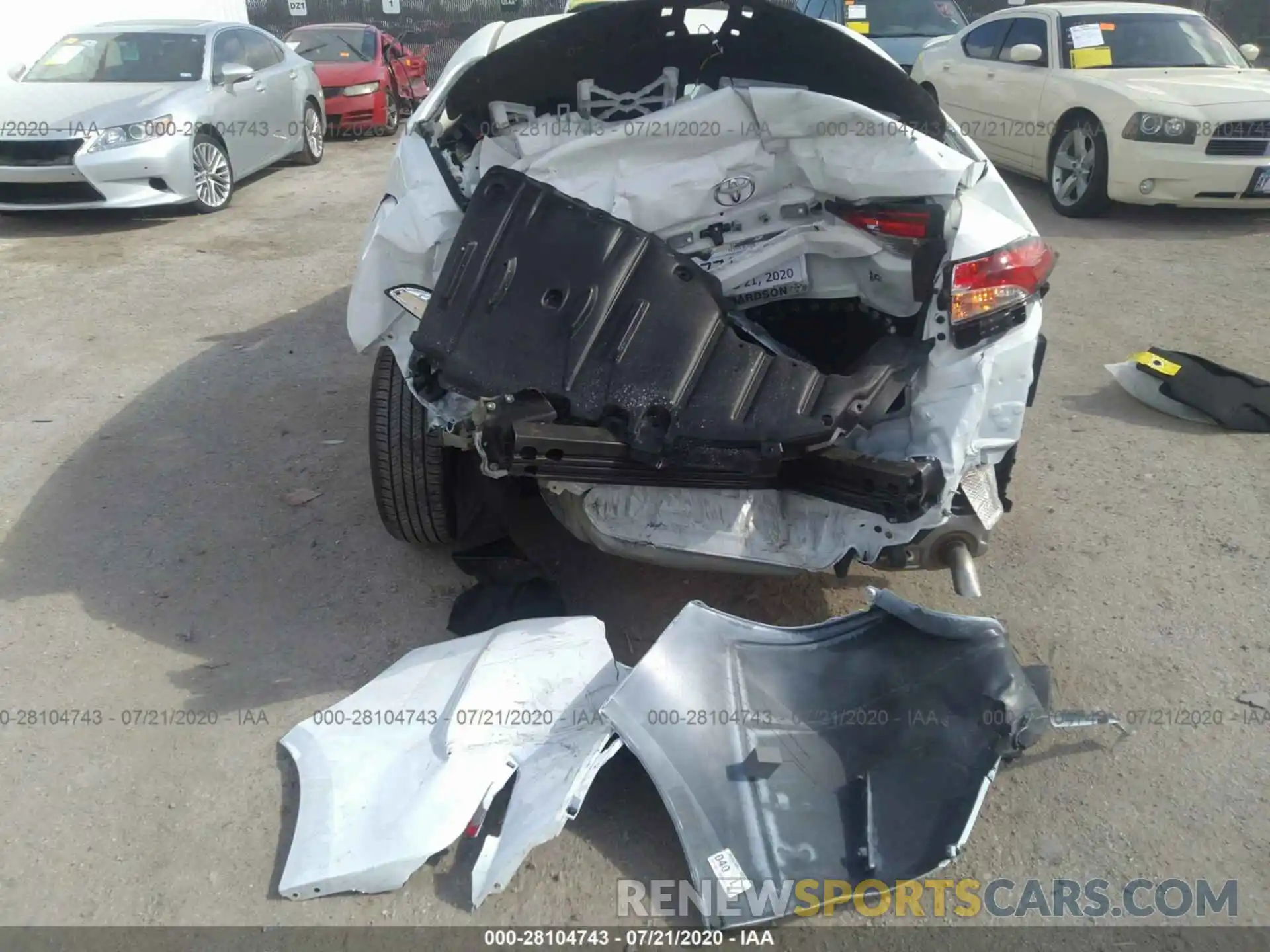 6 Photograph of a damaged car 5YFEPRAEXLP136968 TOYOTA COROLLA 2020