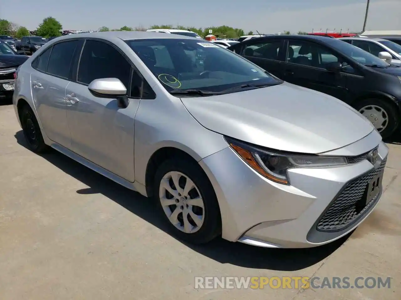 1 Photograph of a damaged car 5YFEPRAEXLP137134 TOYOTA COROLLA 2020