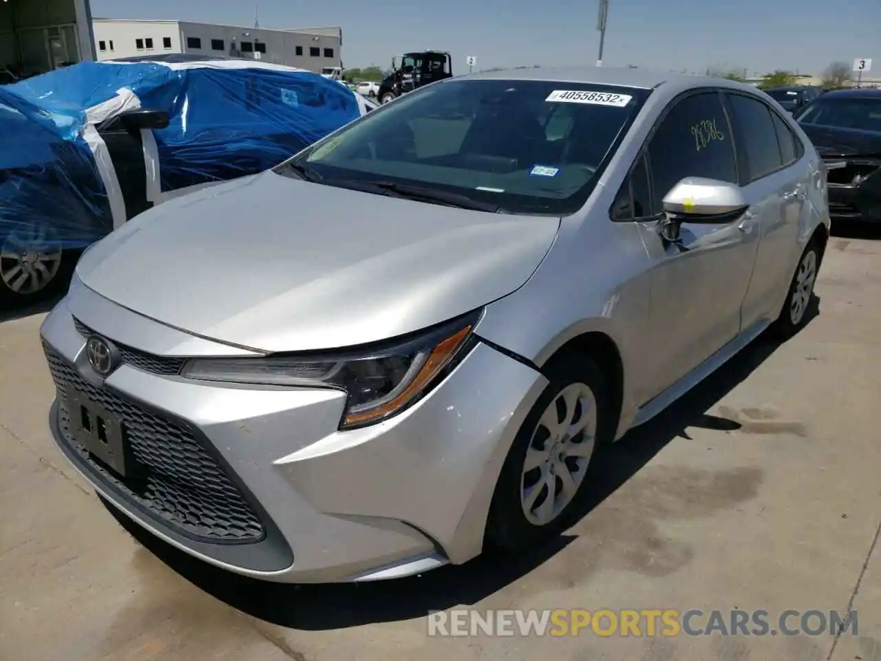 2 Photograph of a damaged car 5YFEPRAEXLP137134 TOYOTA COROLLA 2020