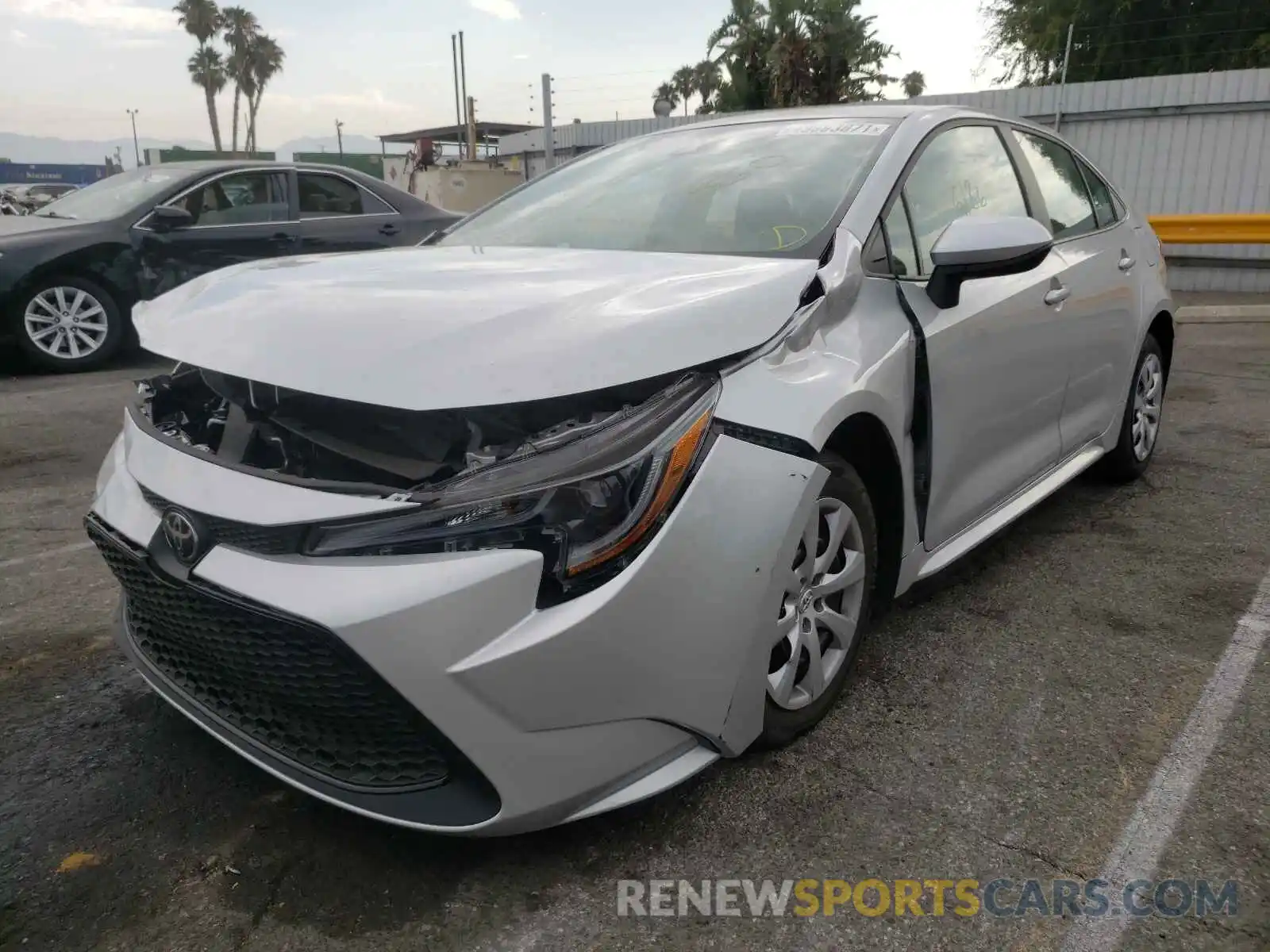 2 Photograph of a damaged car 5YFEPRAEXLP138610 TOYOTA COROLLA 2020