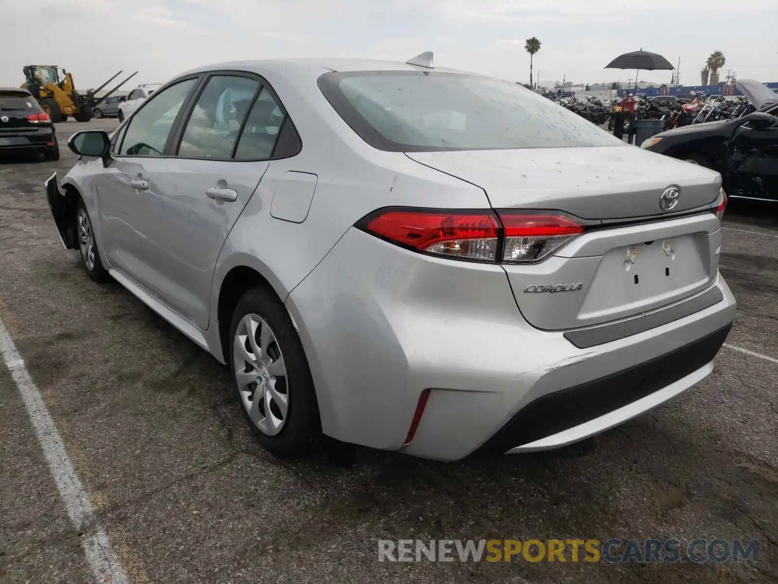 3 Photograph of a damaged car 5YFEPRAEXLP138610 TOYOTA COROLLA 2020