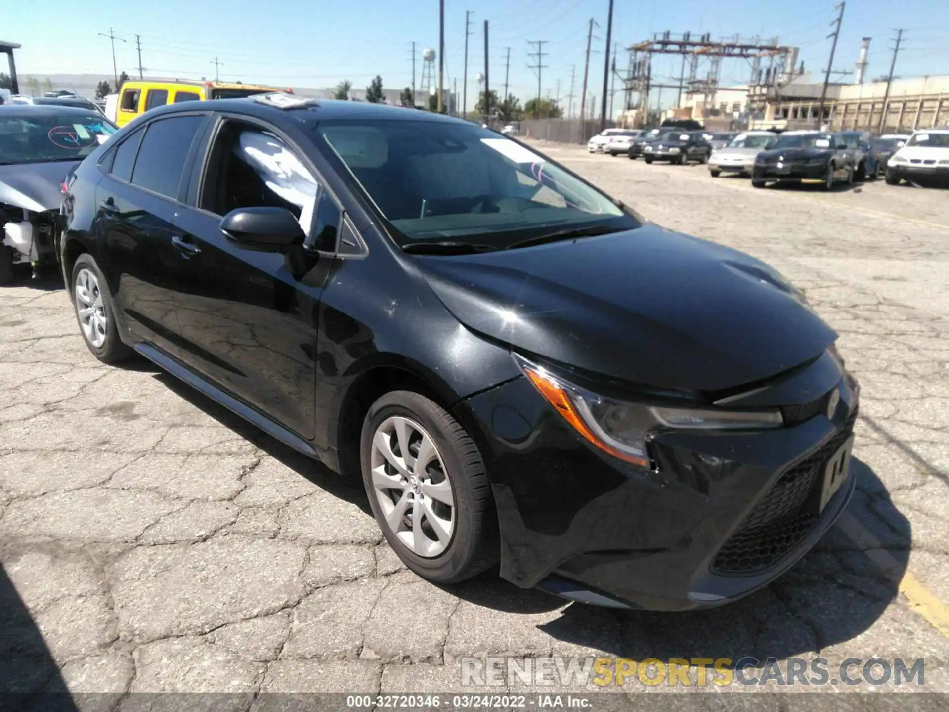 1 Photograph of a damaged car 5YFEPRAEXLP140079 TOYOTA COROLLA 2020