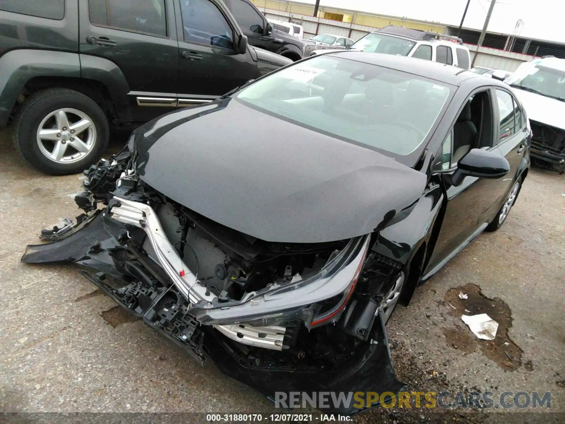 2 Photograph of a damaged car 5YFEPRAEXLP140356 TOYOTA COROLLA 2020