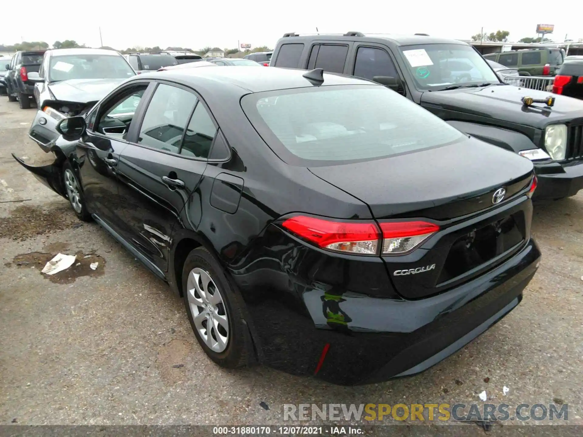 3 Photograph of a damaged car 5YFEPRAEXLP140356 TOYOTA COROLLA 2020