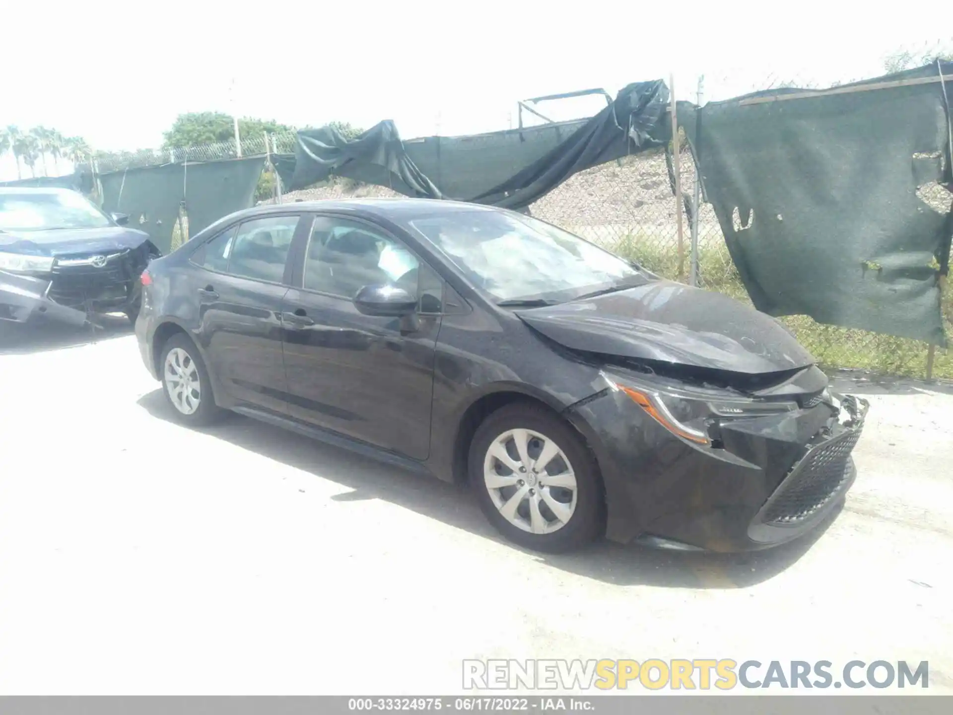 1 Photograph of a damaged car 5YFEPRAEXLP141927 TOYOTA COROLLA 2020