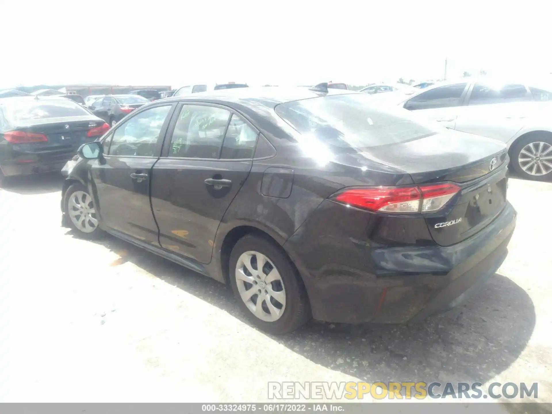 3 Photograph of a damaged car 5YFEPRAEXLP141927 TOYOTA COROLLA 2020