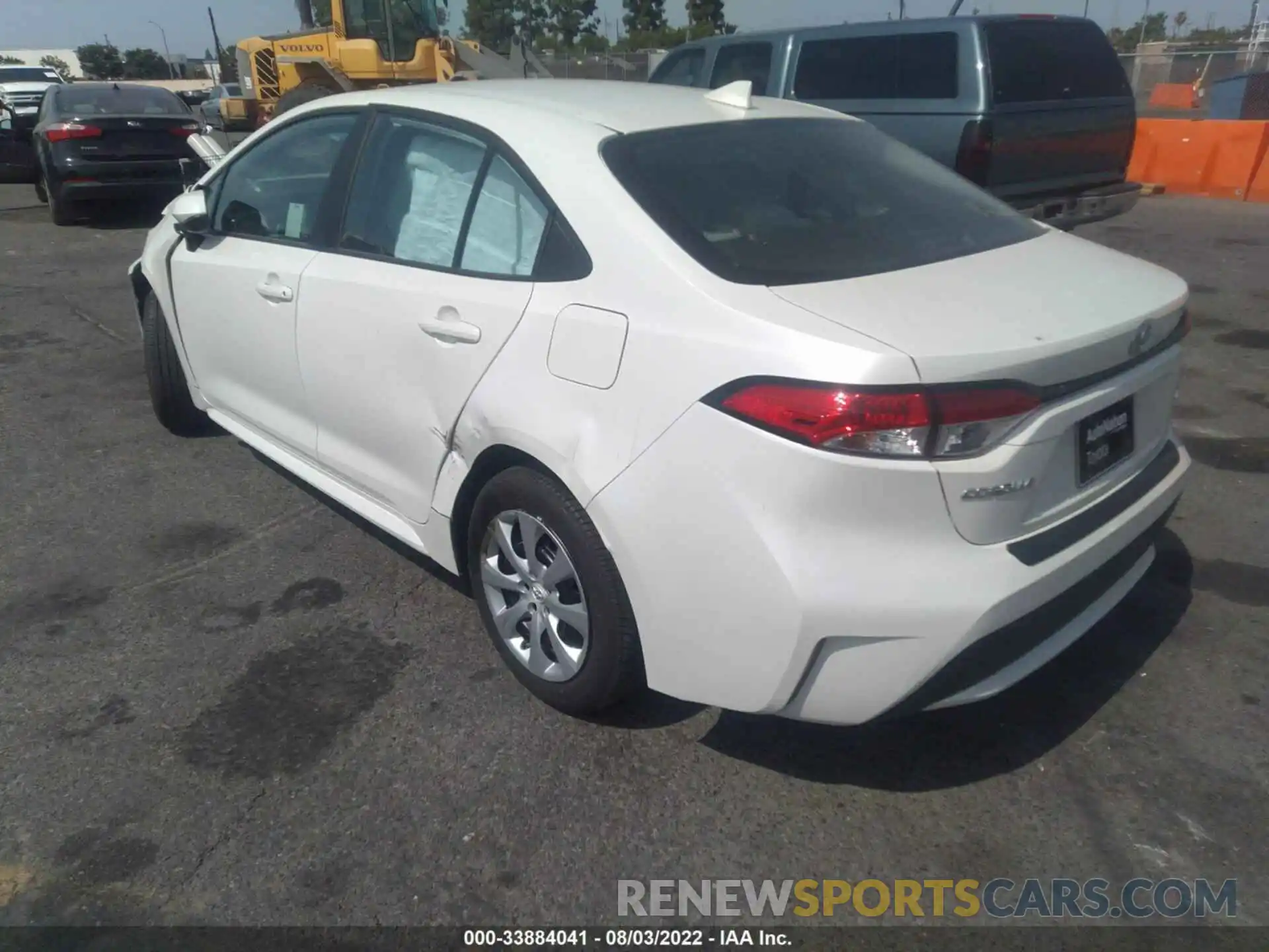 3 Photograph of a damaged car 5YFEPRAEXLP142012 TOYOTA COROLLA 2020