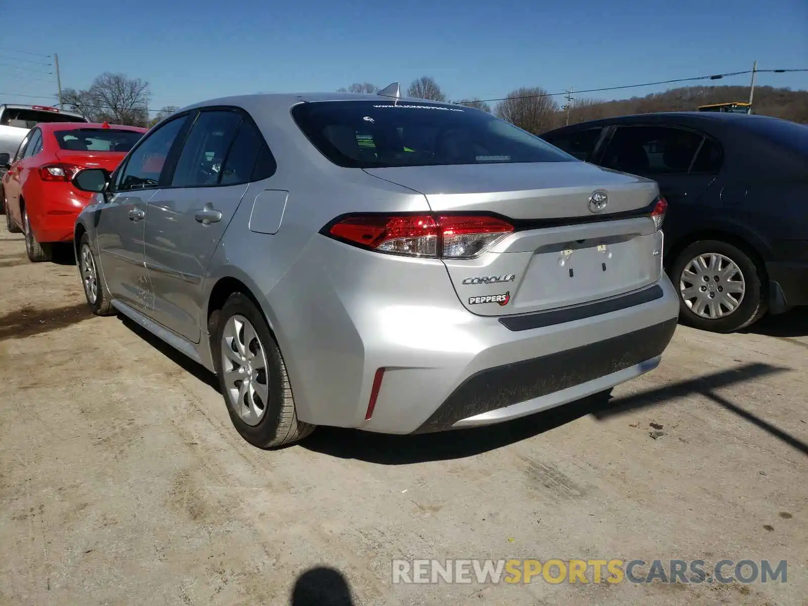 3 Photograph of a damaged car 5YFEPRAEXLP142429 TOYOTA COROLLA 2020