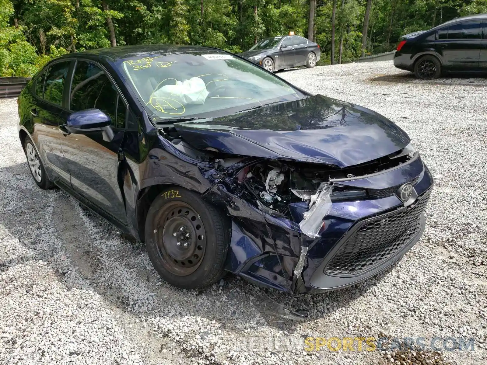 1 Photograph of a damaged car 5YFEPRAEXLP142981 TOYOTA COROLLA 2020