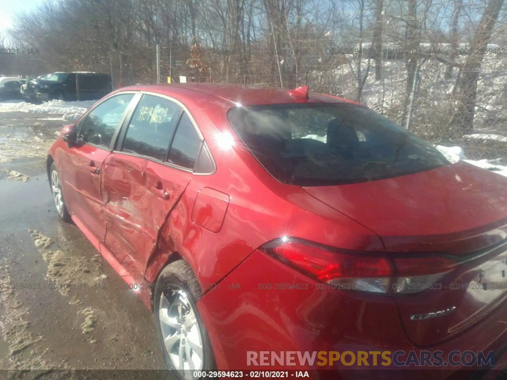 3 Photograph of a damaged car 5YFEPRAEXLP144245 TOYOTA COROLLA 2020