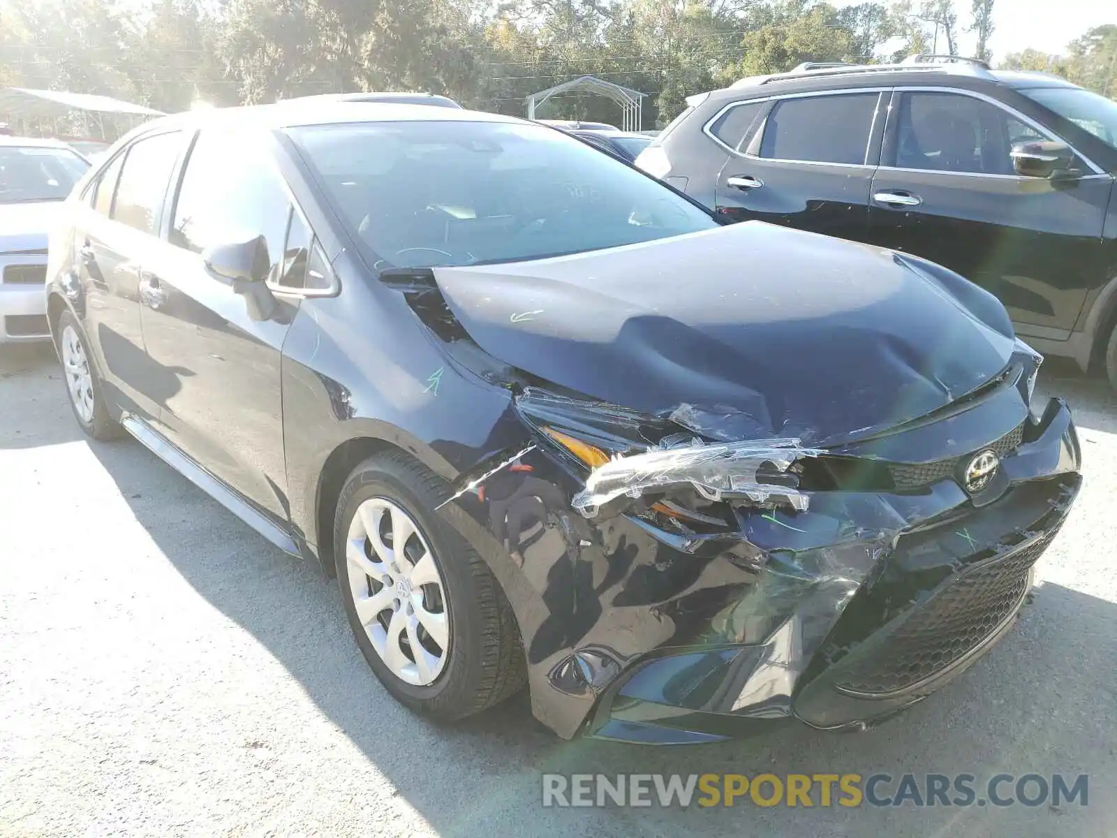 1 Photograph of a damaged car 5YFEPRAEXLP144441 TOYOTA COROLLA 2020