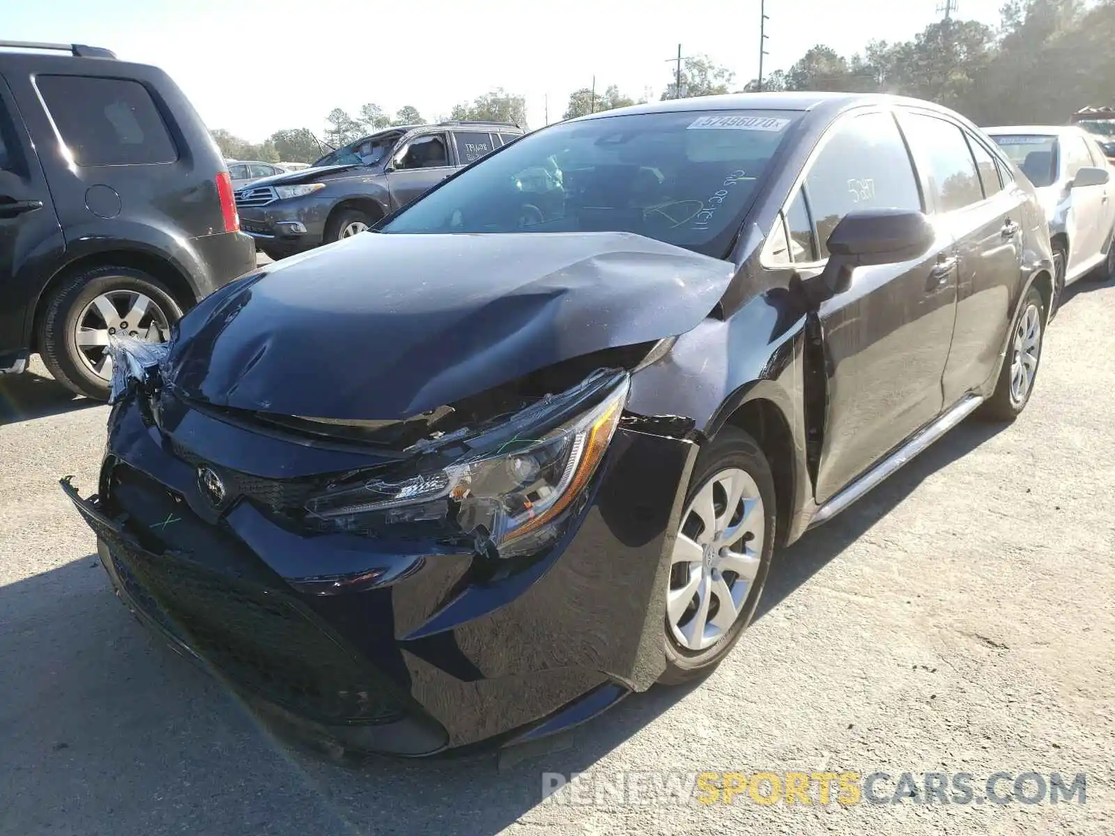 2 Photograph of a damaged car 5YFEPRAEXLP144441 TOYOTA COROLLA 2020