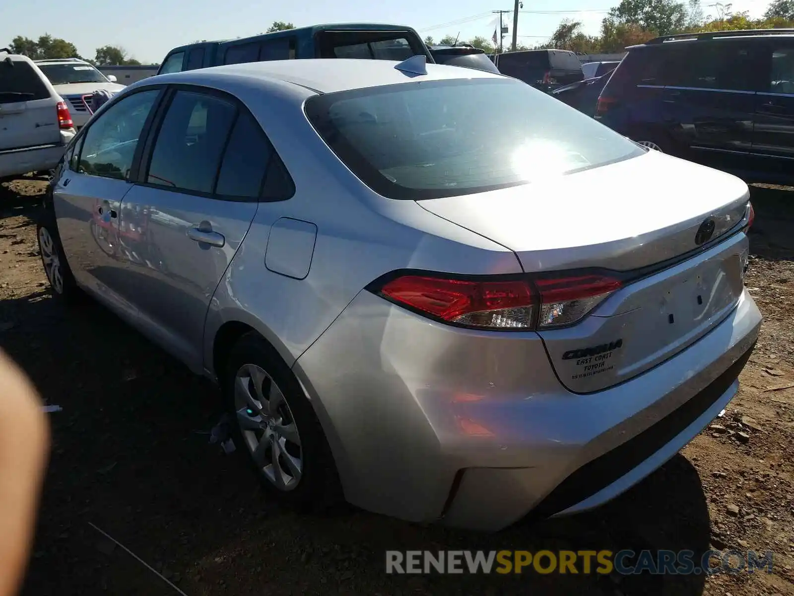 3 Photograph of a damaged car 5YFEPRAEXLP144469 TOYOTA COROLLA 2020