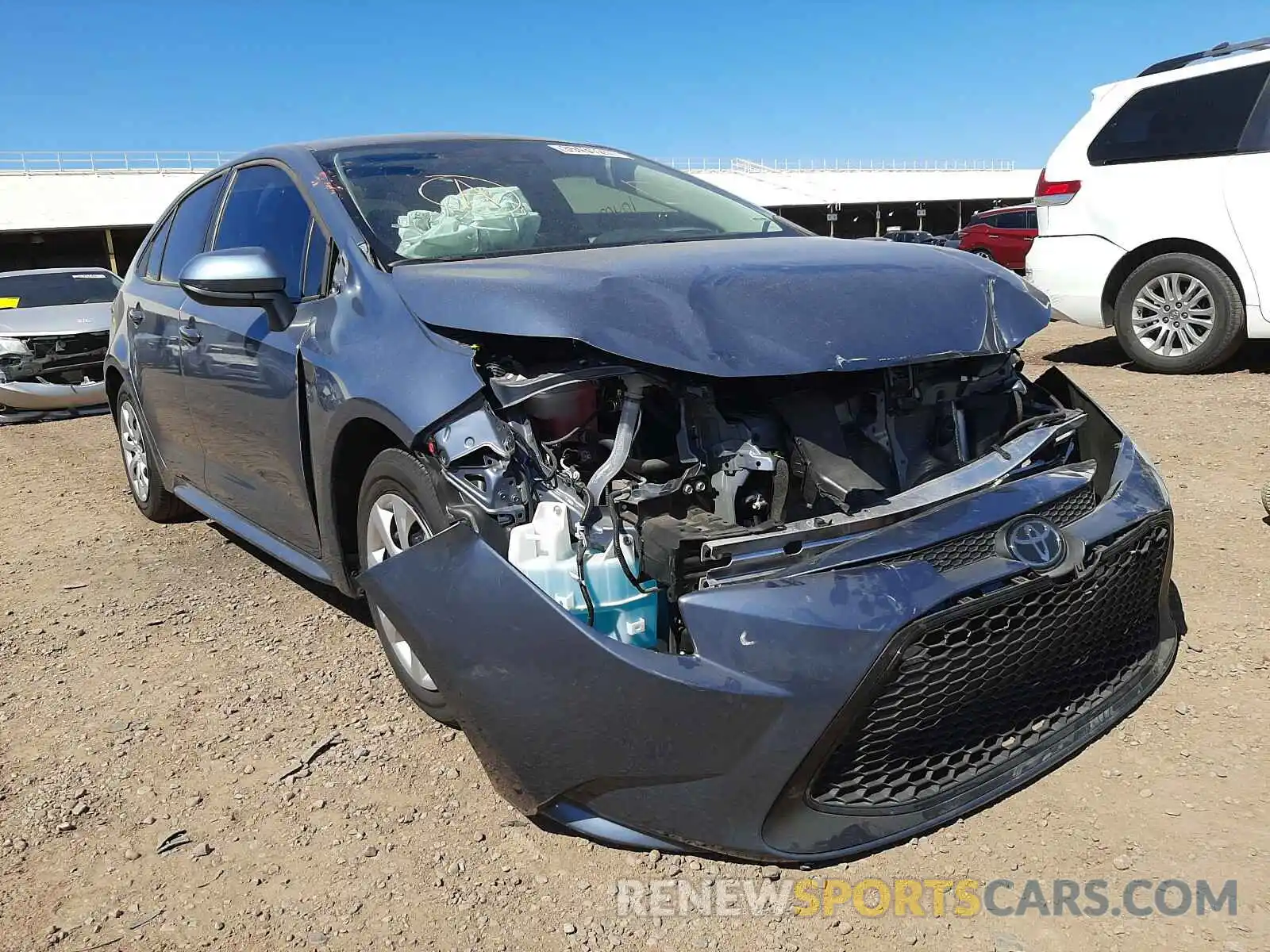 1 Photograph of a damaged car 5YFEPRAEXLP144519 TOYOTA COROLLA 2020