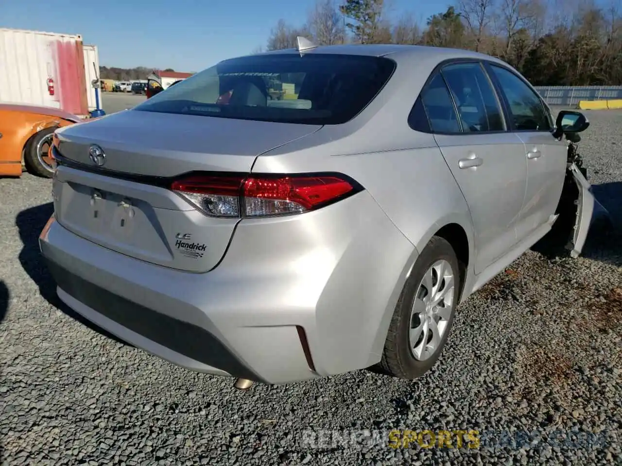 4 Photograph of a damaged car 5YFEPRAEXLP144634 TOYOTA COROLLA 2020