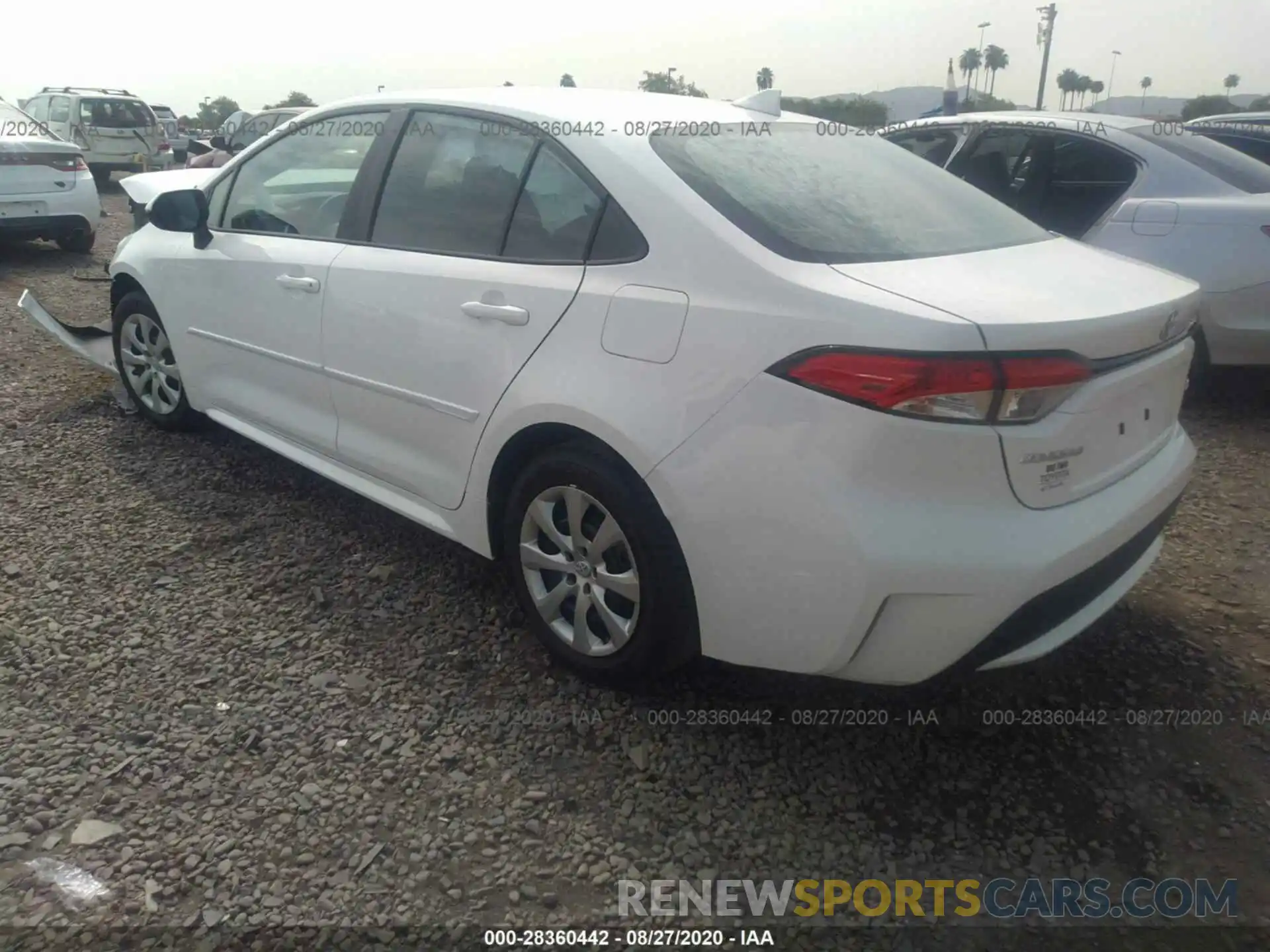 3 Photograph of a damaged car 5YFEPRAEXLP144777 TOYOTA COROLLA 2020