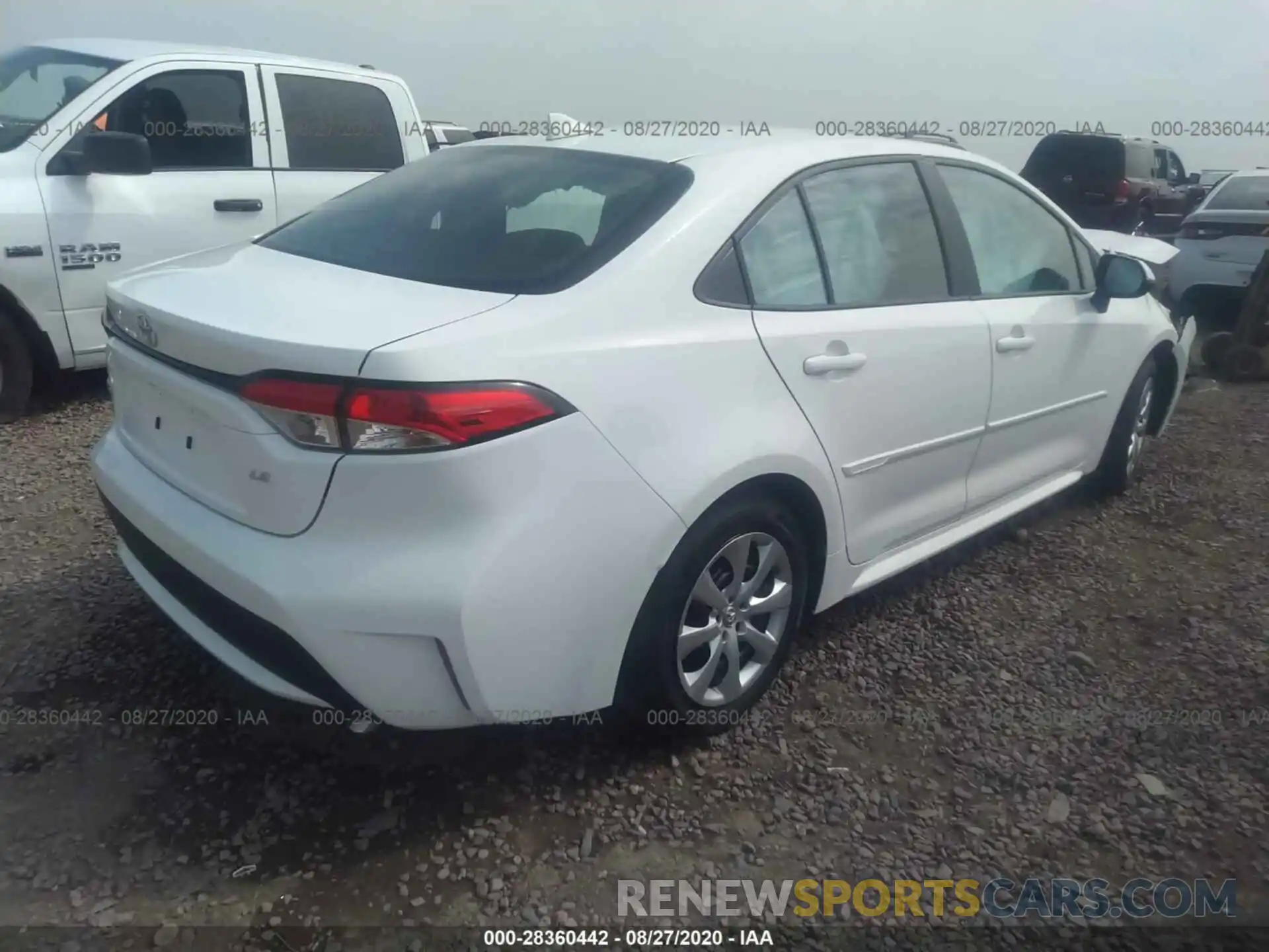 4 Photograph of a damaged car 5YFEPRAEXLP144777 TOYOTA COROLLA 2020