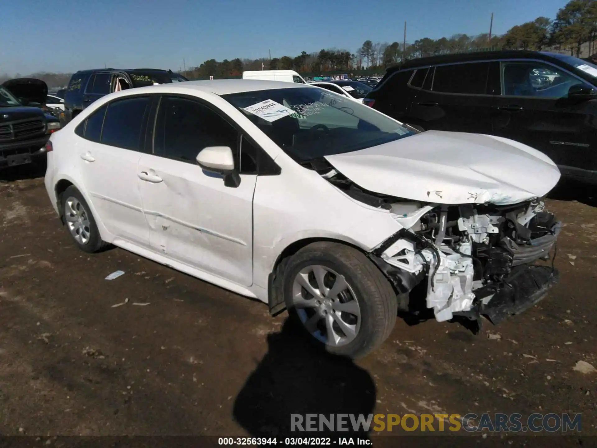 1 Photograph of a damaged car 5YFEPRAEXLP145055 TOYOTA COROLLA 2020