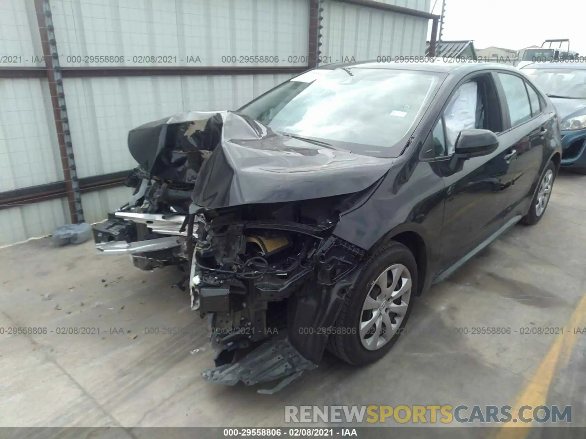 2 Photograph of a damaged car 5YFEPRAEXLP145721 TOYOTA COROLLA 2020