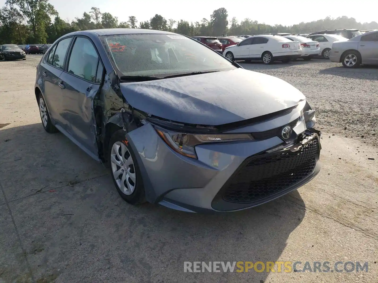 1 Photograph of a damaged car 5YFEPRAW6LP126230 TOYOTA COROLLA 2020