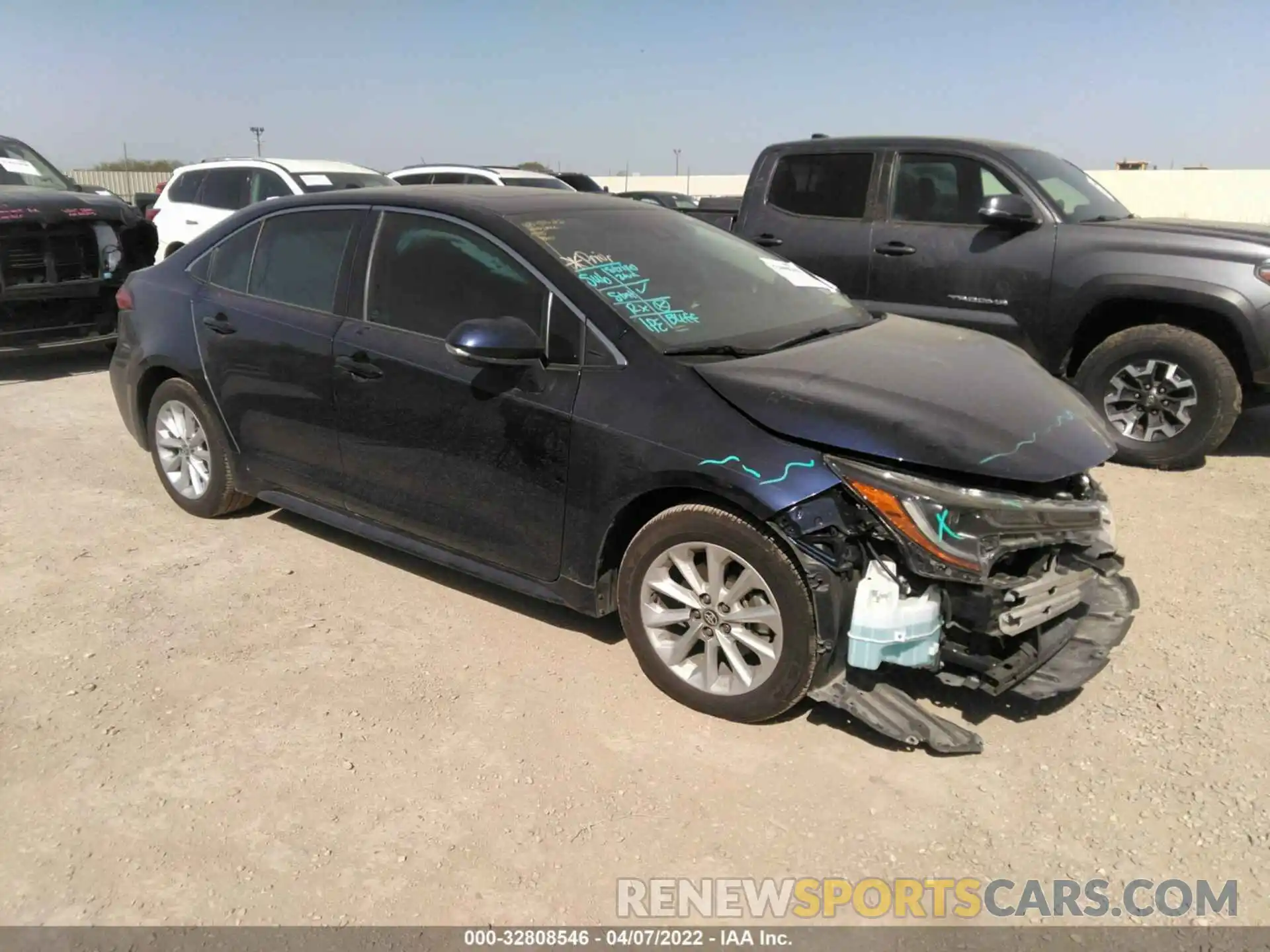 1 Photograph of a damaged car 5YFFPRAE1LP002340 TOYOTA COROLLA 2020