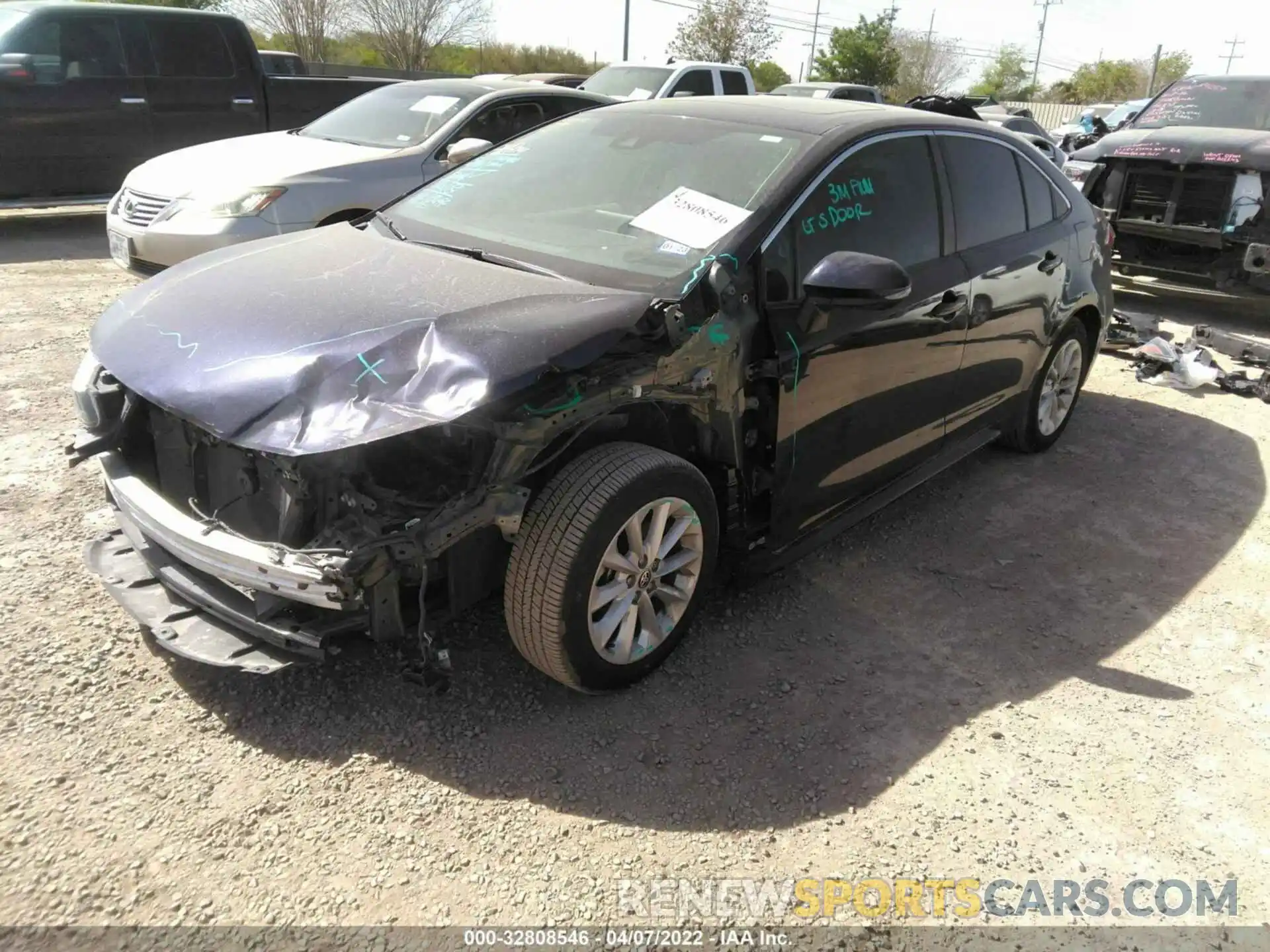 2 Photograph of a damaged car 5YFFPRAE1LP002340 TOYOTA COROLLA 2020