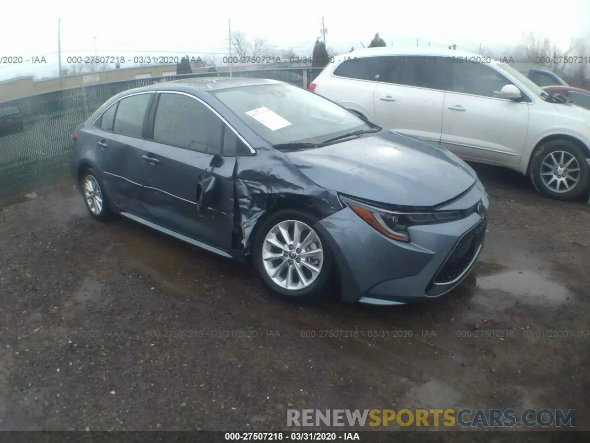 1 Photograph of a damaged car 5YFFPRAE1LP021230 TOYOTA COROLLA 2020