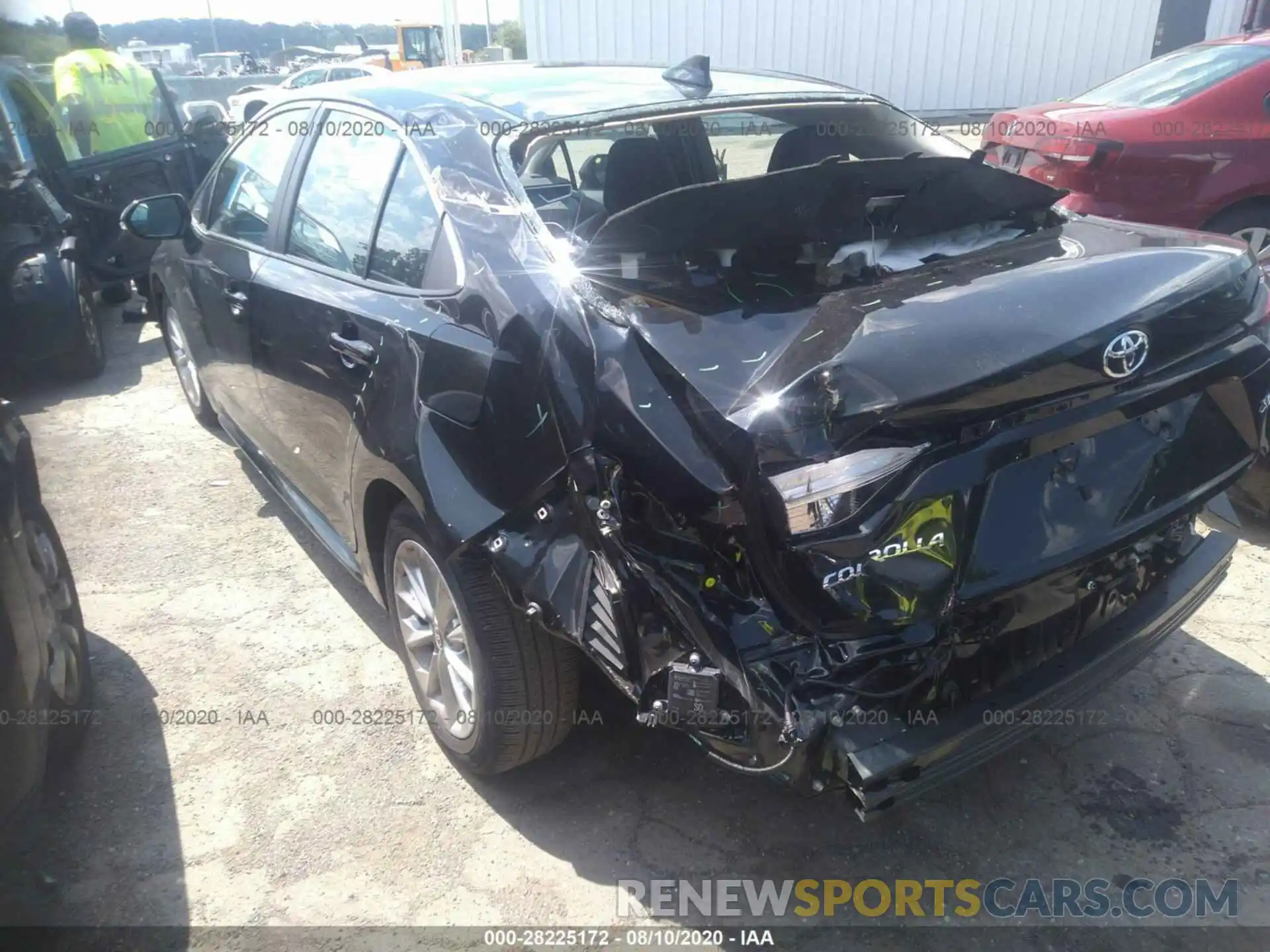 3 Photograph of a damaged car 5YFFPRAE1LP120890 TOYOTA COROLLA 2020