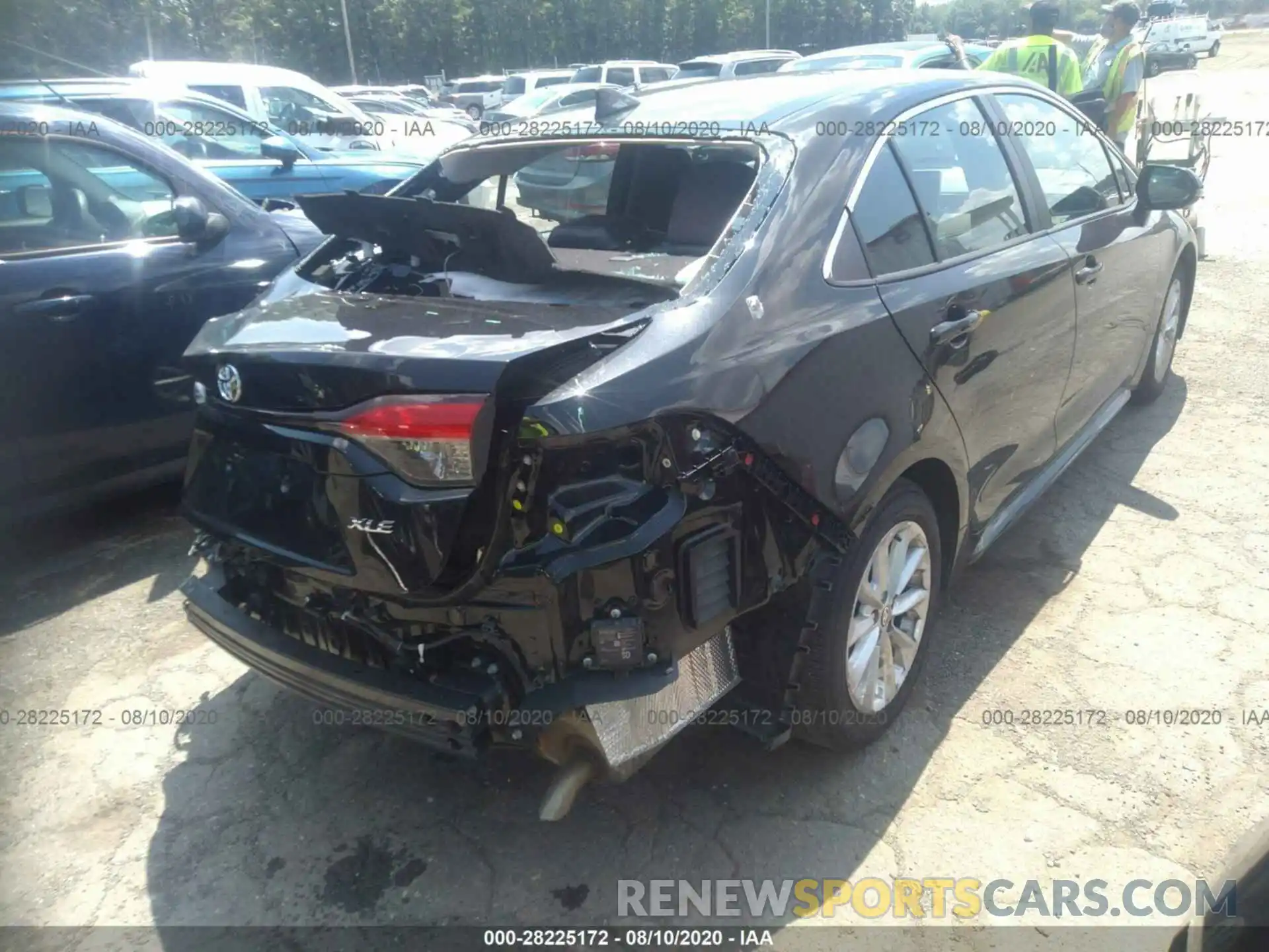 4 Photograph of a damaged car 5YFFPRAE1LP120890 TOYOTA COROLLA 2020