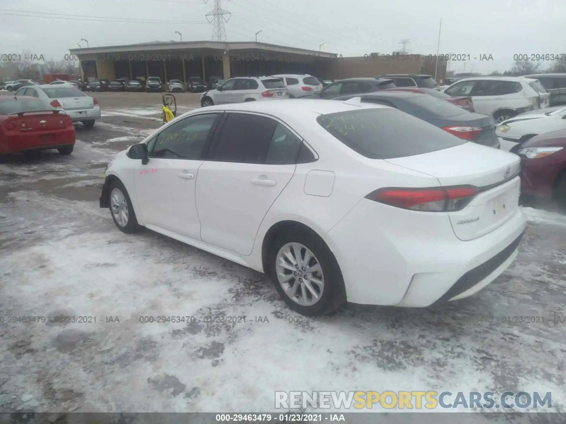 3 Photograph of a damaged car 5YFFPRAE2LP009507 TOYOTA COROLLA 2020