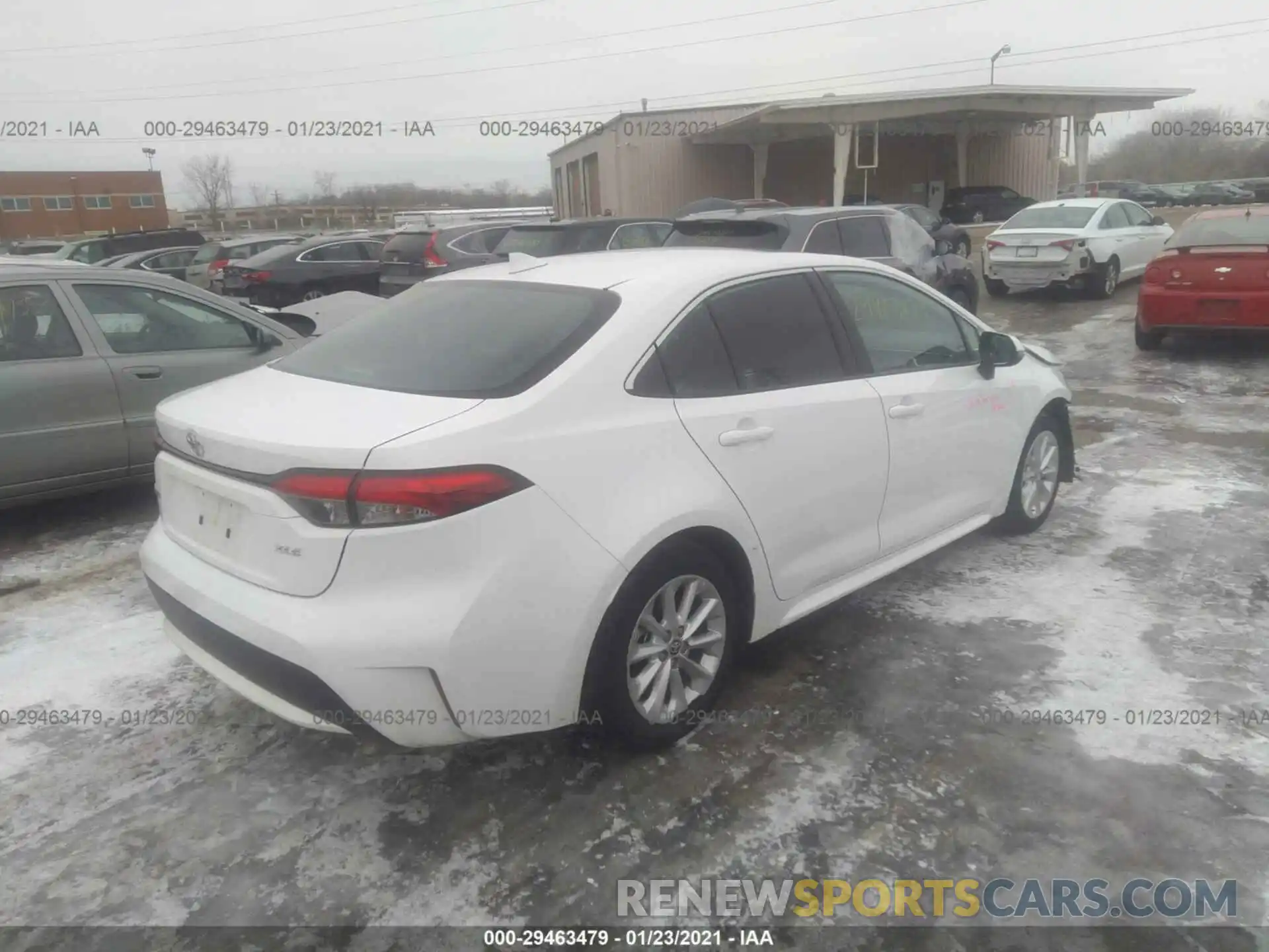 4 Photograph of a damaged car 5YFFPRAE2LP009507 TOYOTA COROLLA 2020