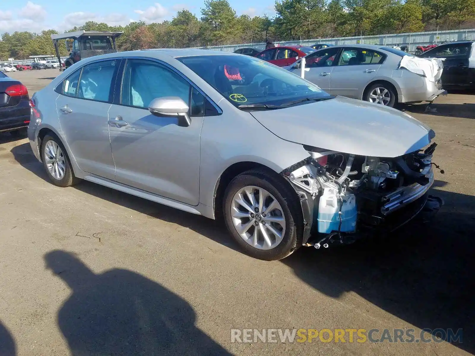 1 Photograph of a damaged car 5YFFPRAE2LP013833 TOYOTA COROLLA 2020