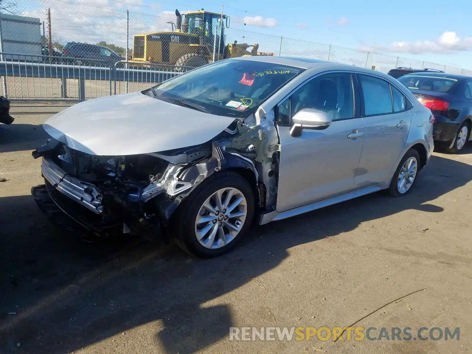 2 Photograph of a damaged car 5YFFPRAE2LP013833 TOYOTA COROLLA 2020