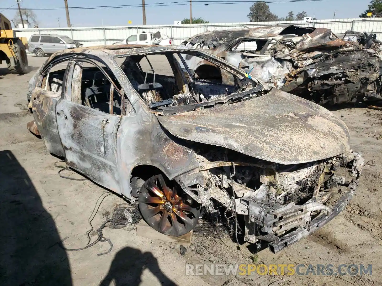 1 Photograph of a damaged car 5YFFPRAE2LP057301 TOYOTA COROLLA 2020